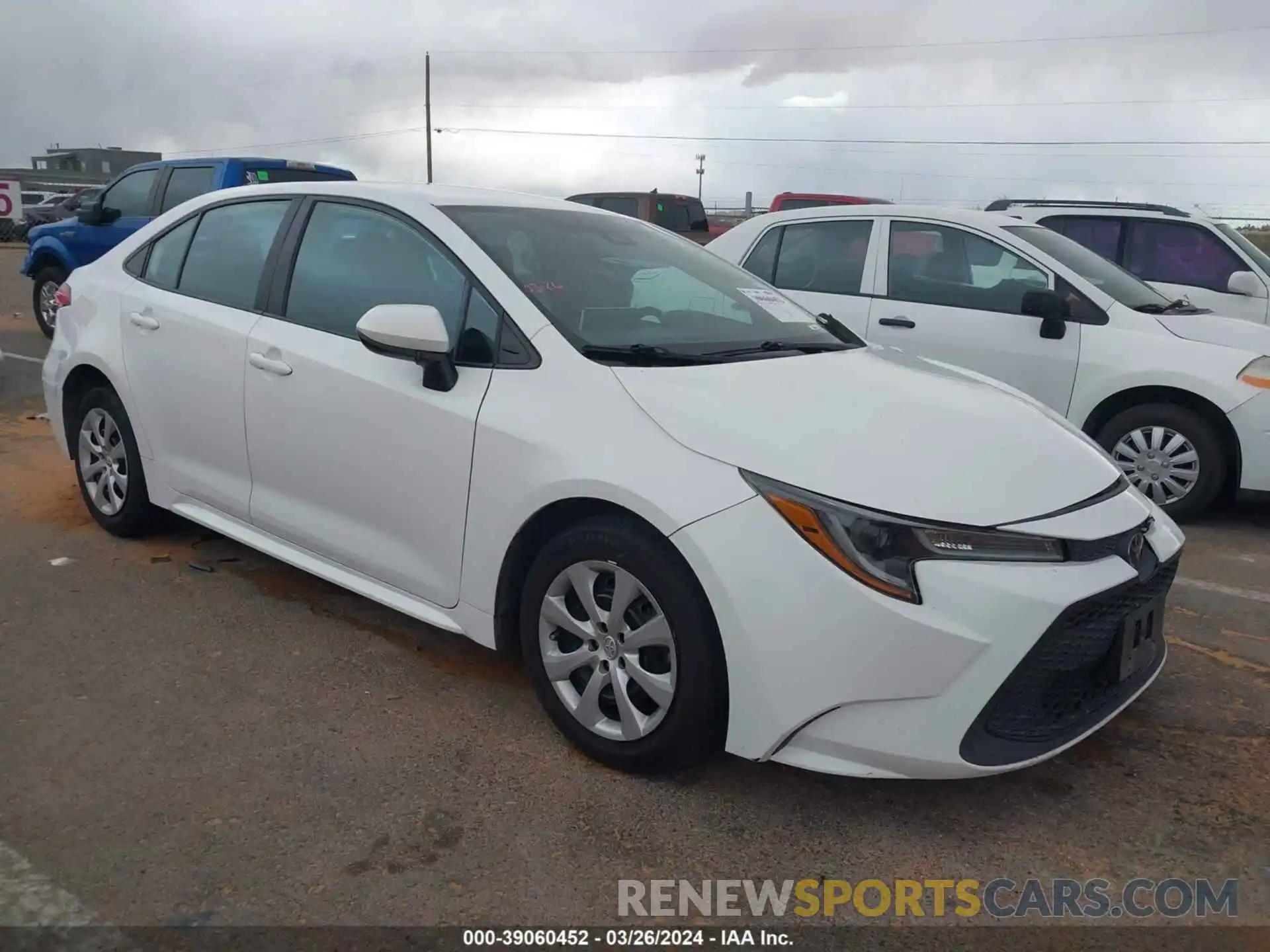 1 Photograph of a damaged car 5YFEPMAE5MP222967 TOYOTA COROLLA 2021