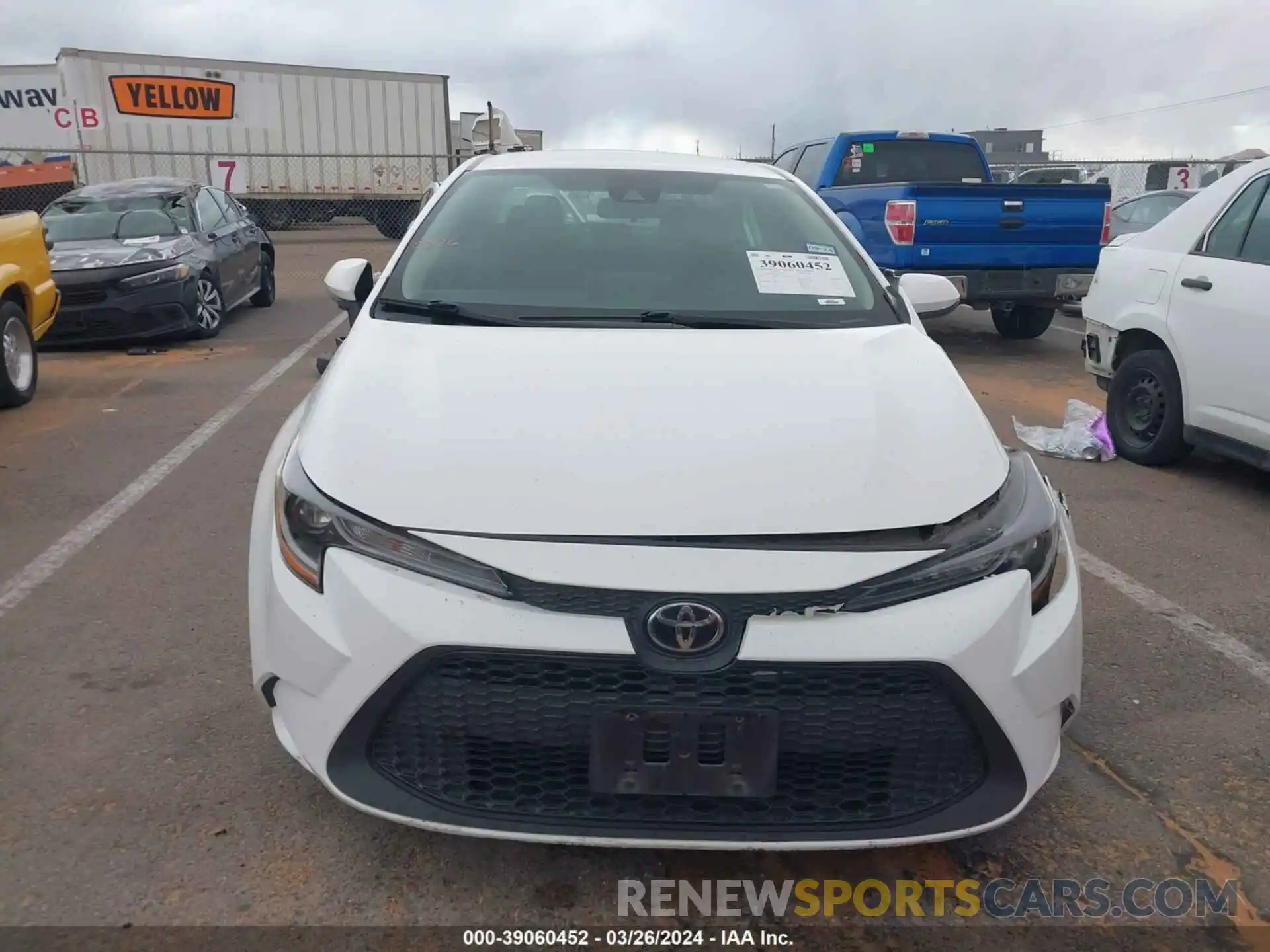 12 Photograph of a damaged car 5YFEPMAE5MP222967 TOYOTA COROLLA 2021