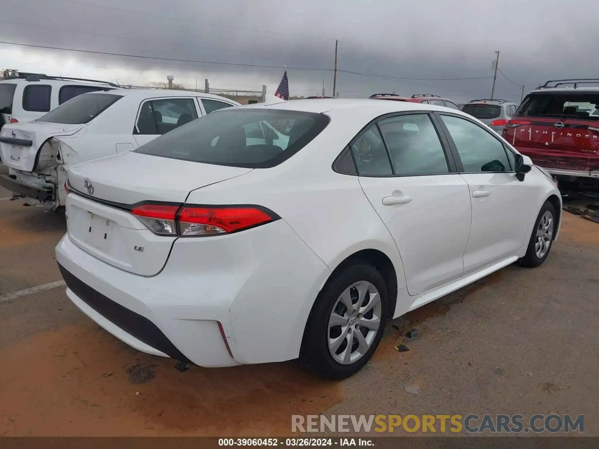 4 Photograph of a damaged car 5YFEPMAE5MP222967 TOYOTA COROLLA 2021