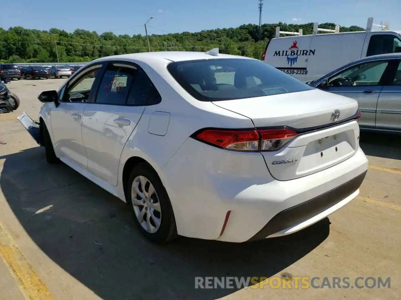 3 Photograph of a damaged car 5YFEPMAE5MP223472 TOYOTA COROLLA 2021