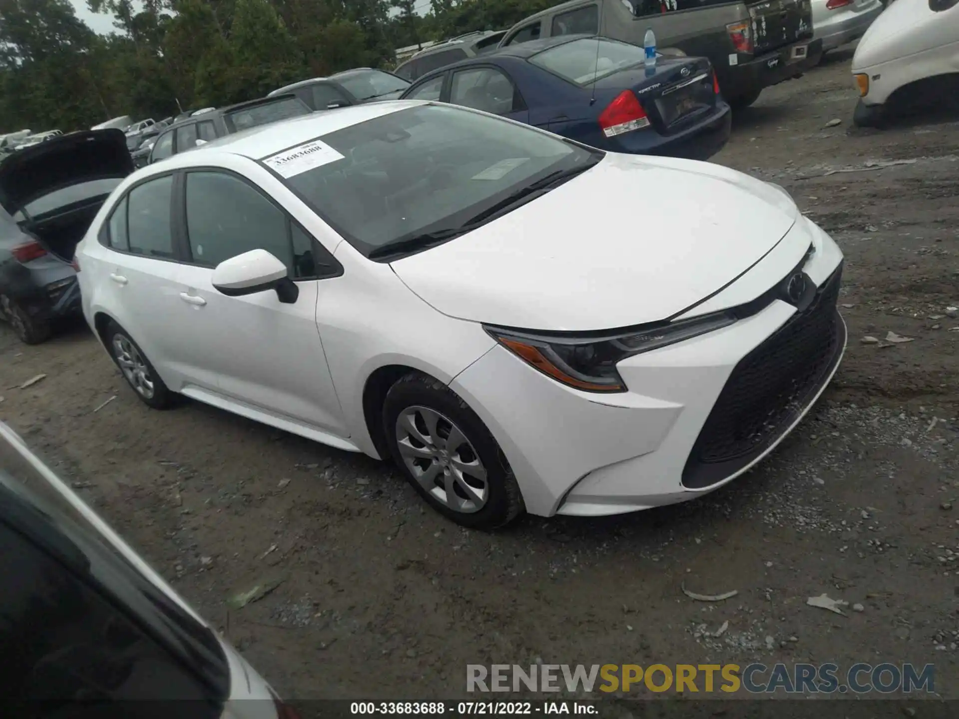 1 Photograph of a damaged car 5YFEPMAE5MP223956 TOYOTA COROLLA 2021