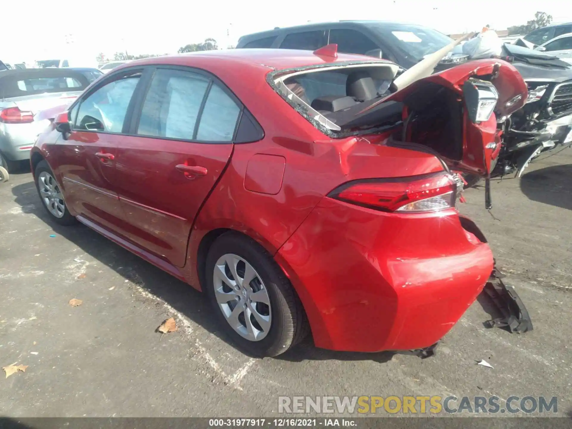 3 Photograph of a damaged car 5YFEPMAE5MP224850 TOYOTA COROLLA 2021