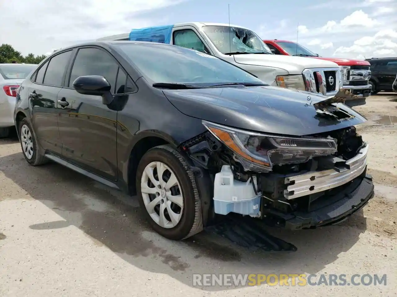 1 Photograph of a damaged car 5YFEPMAE5MP226839 TOYOTA COROLLA 2021