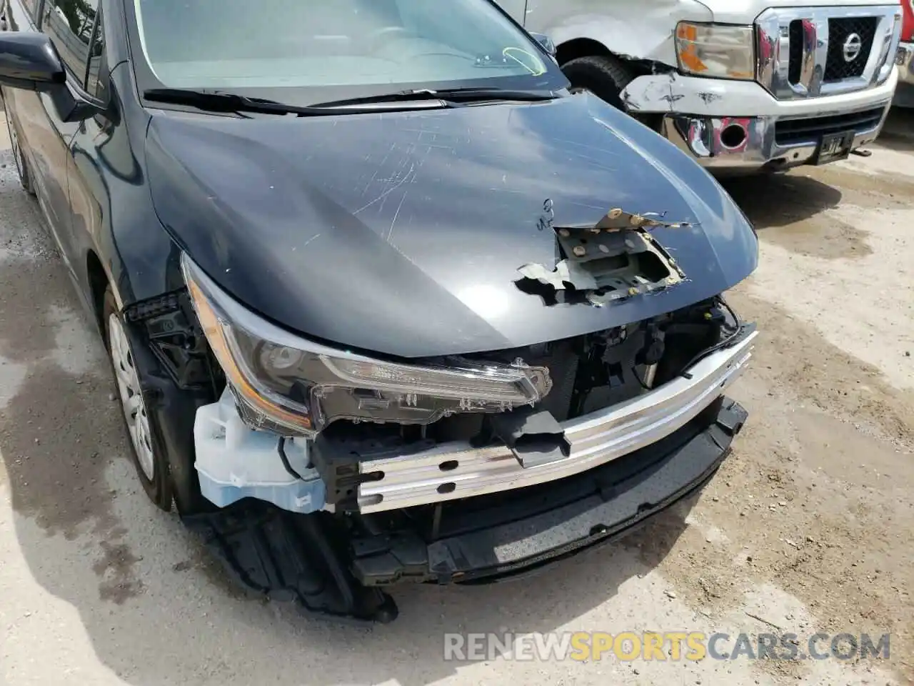 9 Photograph of a damaged car 5YFEPMAE5MP226839 TOYOTA COROLLA 2021