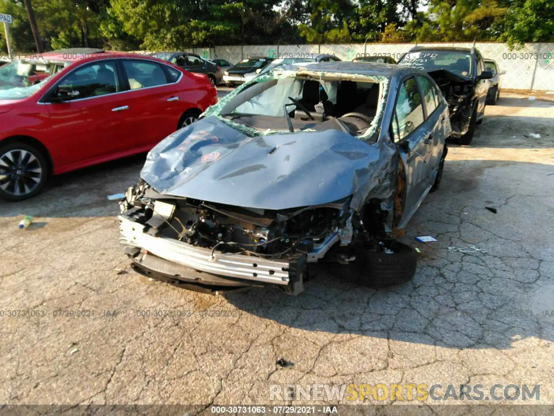 6 Photograph of a damaged car 5YFEPMAE5MP227070 TOYOTA COROLLA 2021