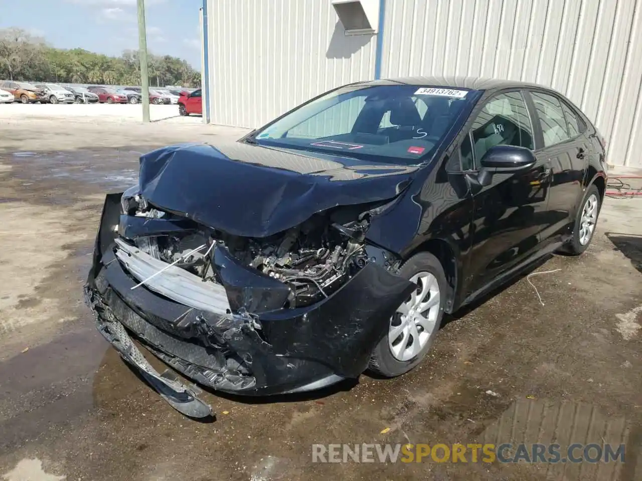 2 Photograph of a damaged car 5YFEPMAE5MP227909 TOYOTA COROLLA 2021