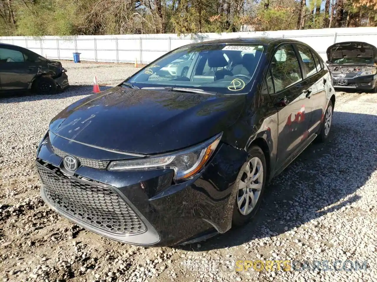 2 Photograph of a damaged car 5YFEPMAE5MP228400 TOYOTA COROLLA 2021