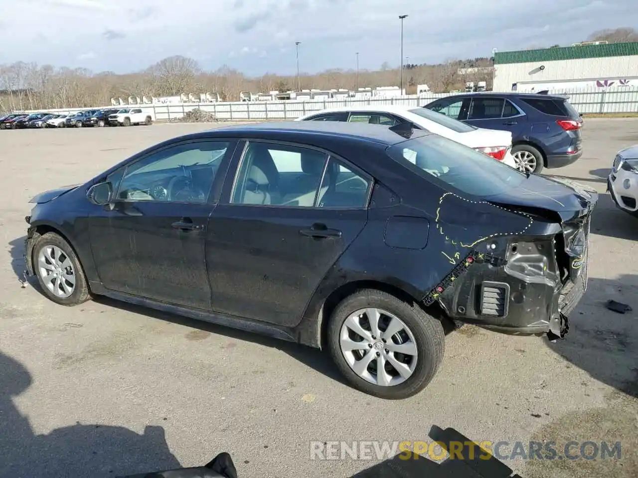 2 Photograph of a damaged car 5YFEPMAE5MP228705 TOYOTA COROLLA 2021