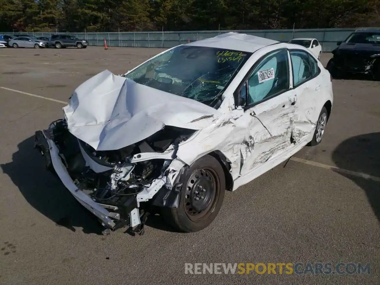 2 Photograph of a damaged car 5YFEPMAE5MP231569 TOYOTA COROLLA 2021