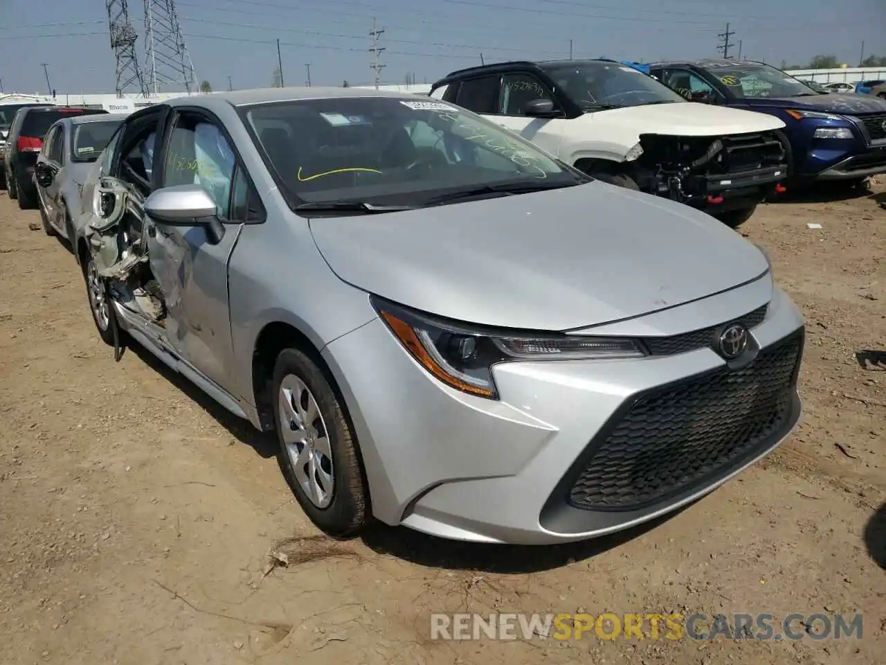 1 Photograph of a damaged car 5YFEPMAE5MP233449 TOYOTA COROLLA 2021