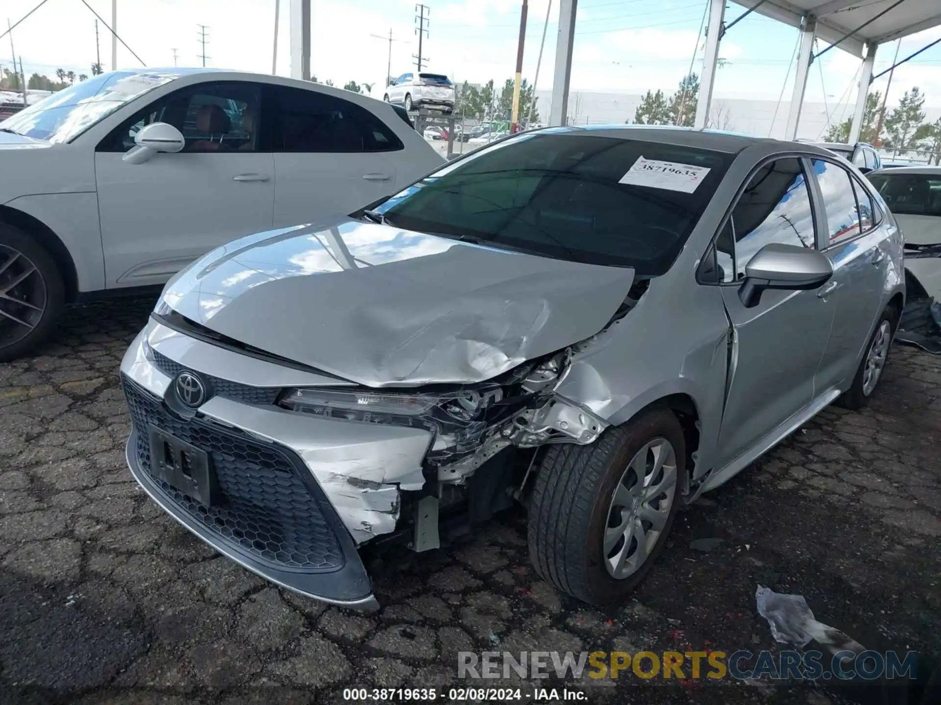 6 Photograph of a damaged car 5YFEPMAE5MP233466 TOYOTA COROLLA 2021