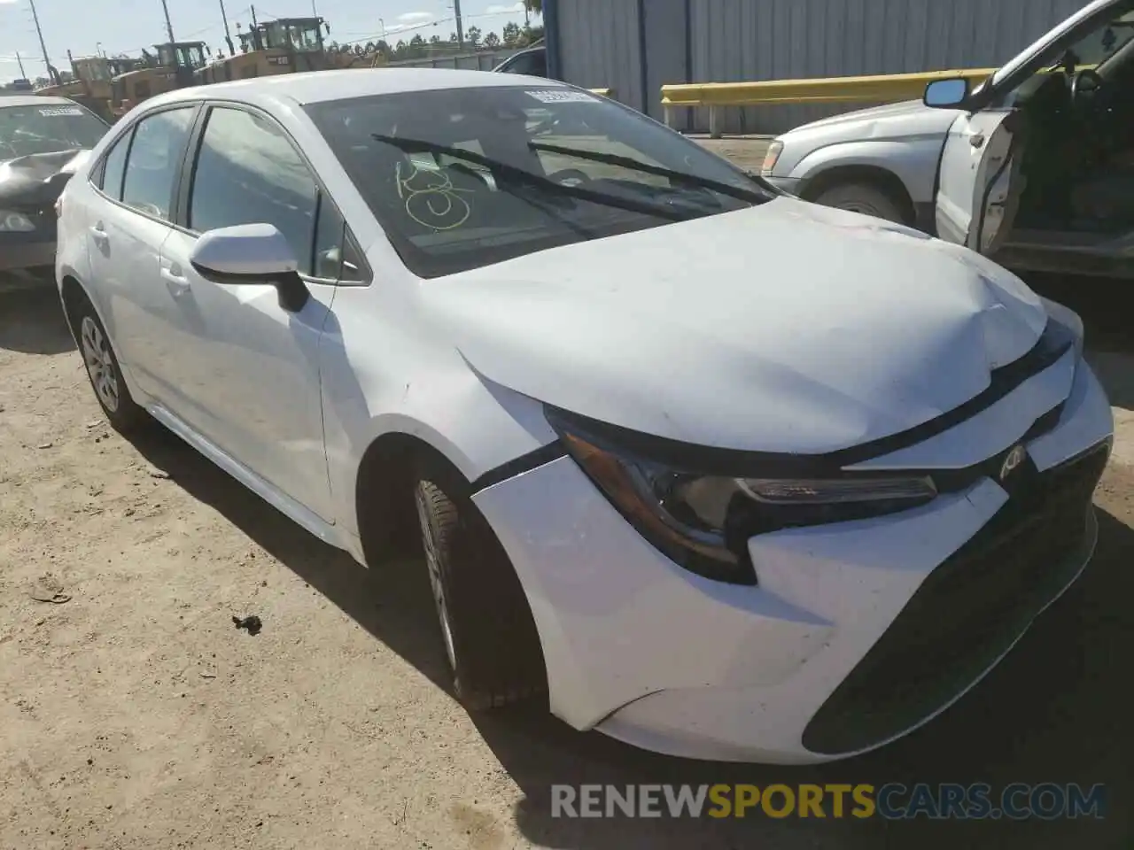 1 Photograph of a damaged car 5YFEPMAE5MP233662 TOYOTA COROLLA 2021