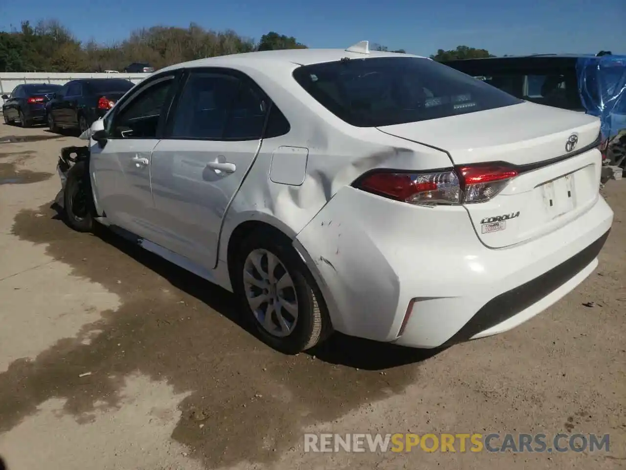 3 Photograph of a damaged car 5YFEPMAE5MP233662 TOYOTA COROLLA 2021