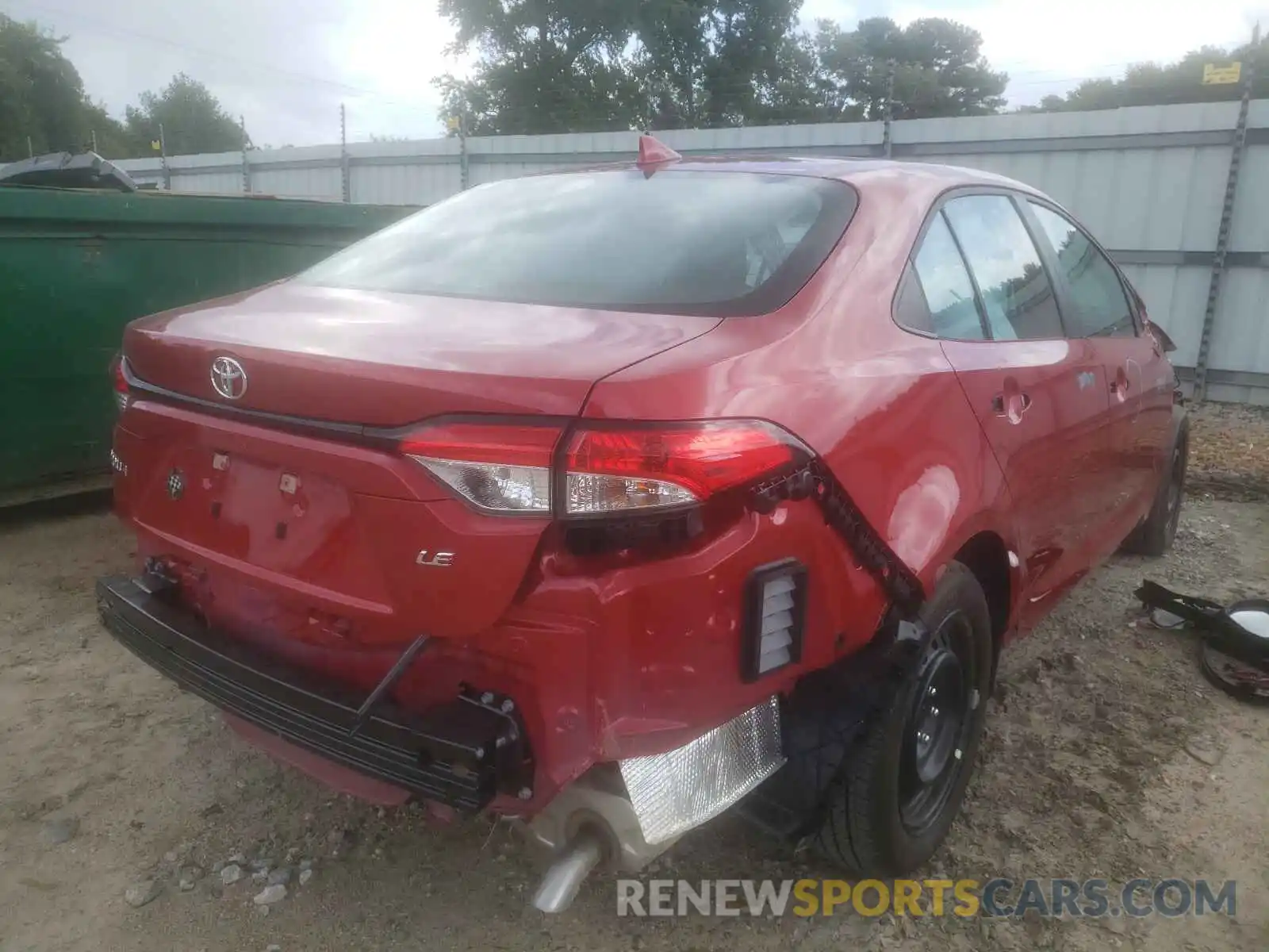 4 Photograph of a damaged car 5YFEPMAE5MP233807 TOYOTA COROLLA 2021