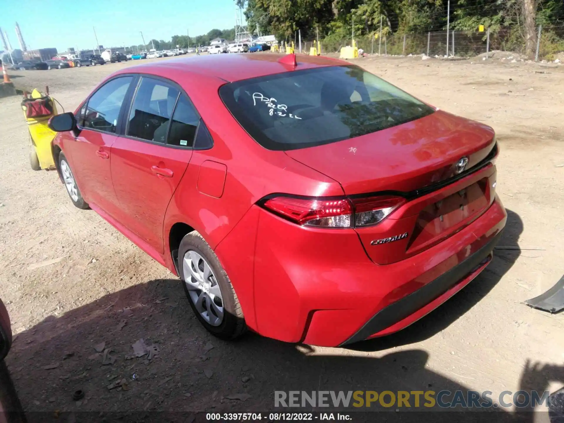 3 Photograph of a damaged car 5YFEPMAE5MP234469 TOYOTA COROLLA 2021