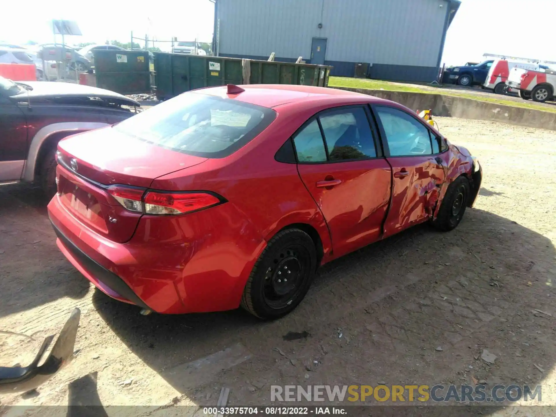 4 Photograph of a damaged car 5YFEPMAE5MP234469 TOYOTA COROLLA 2021