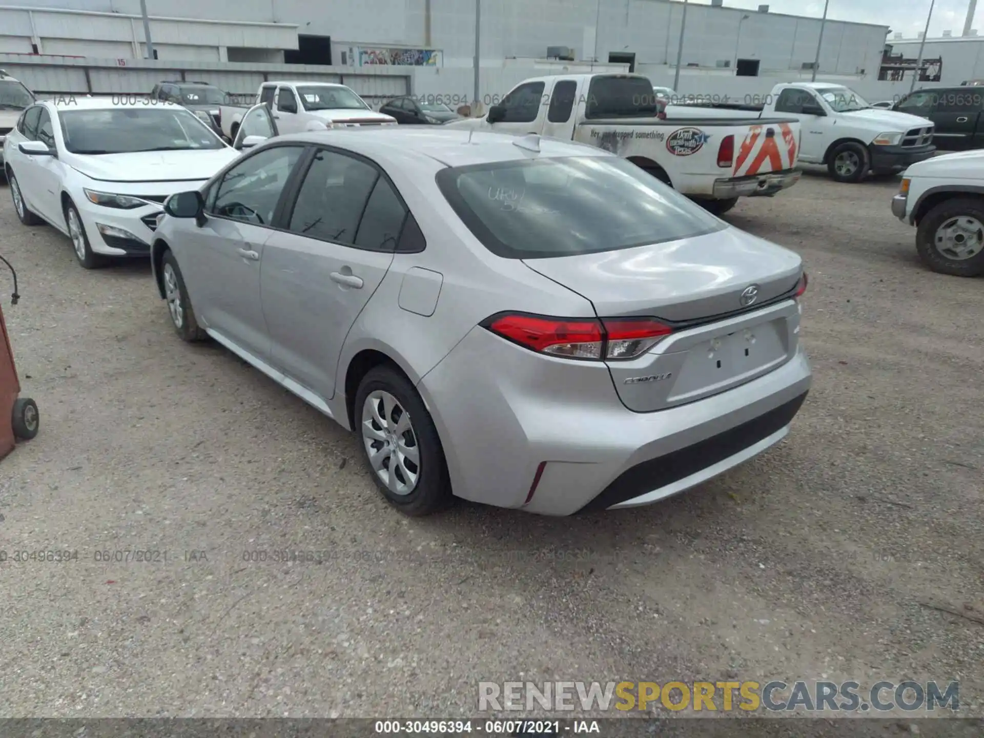 3 Photograph of a damaged car 5YFEPMAE5MP235461 TOYOTA COROLLA 2021