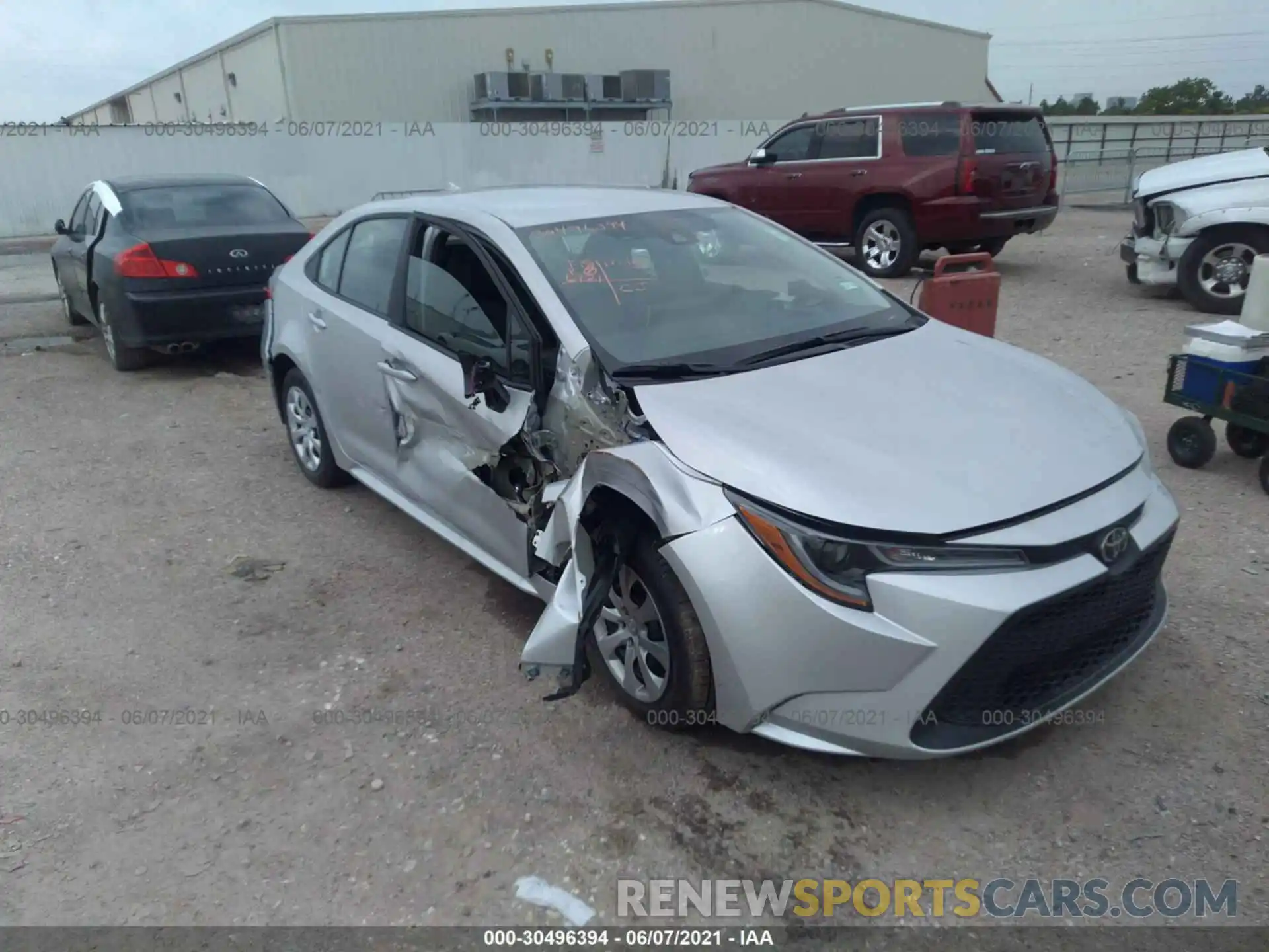 6 Photograph of a damaged car 5YFEPMAE5MP235461 TOYOTA COROLLA 2021