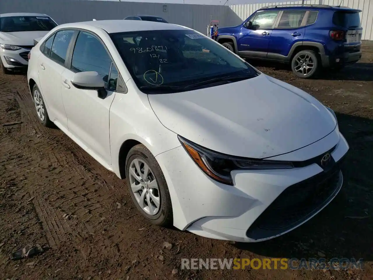 1 Photograph of a damaged car 5YFEPMAE5MP235556 TOYOTA COROLLA 2021