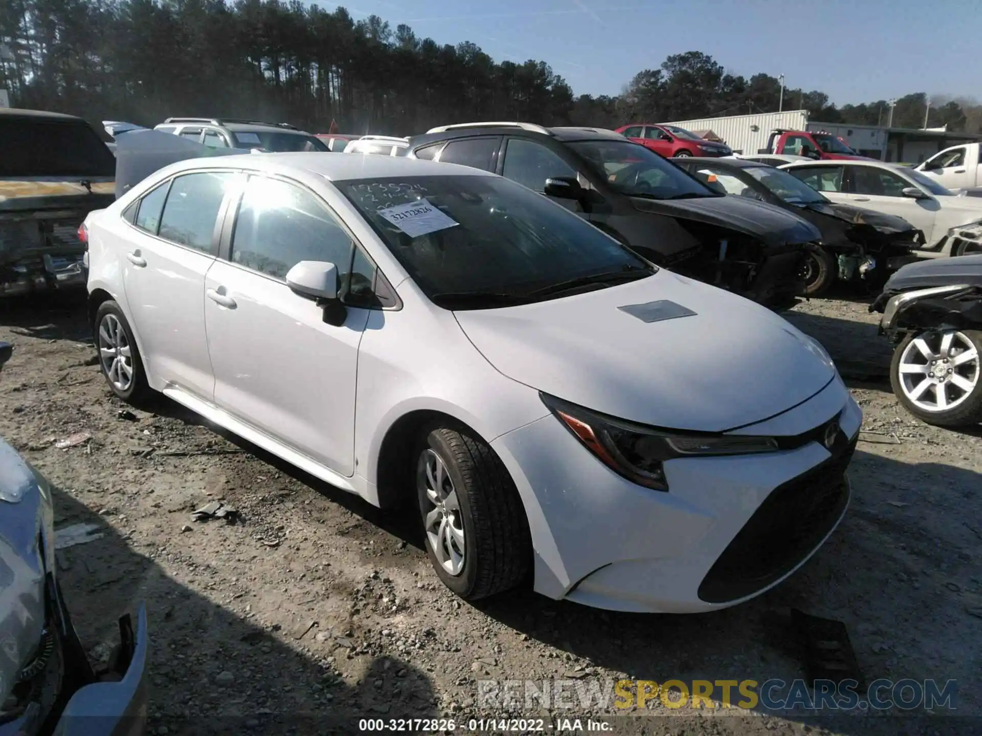 1 Photograph of a damaged car 5YFEPMAE5MP237100 TOYOTA COROLLA 2021