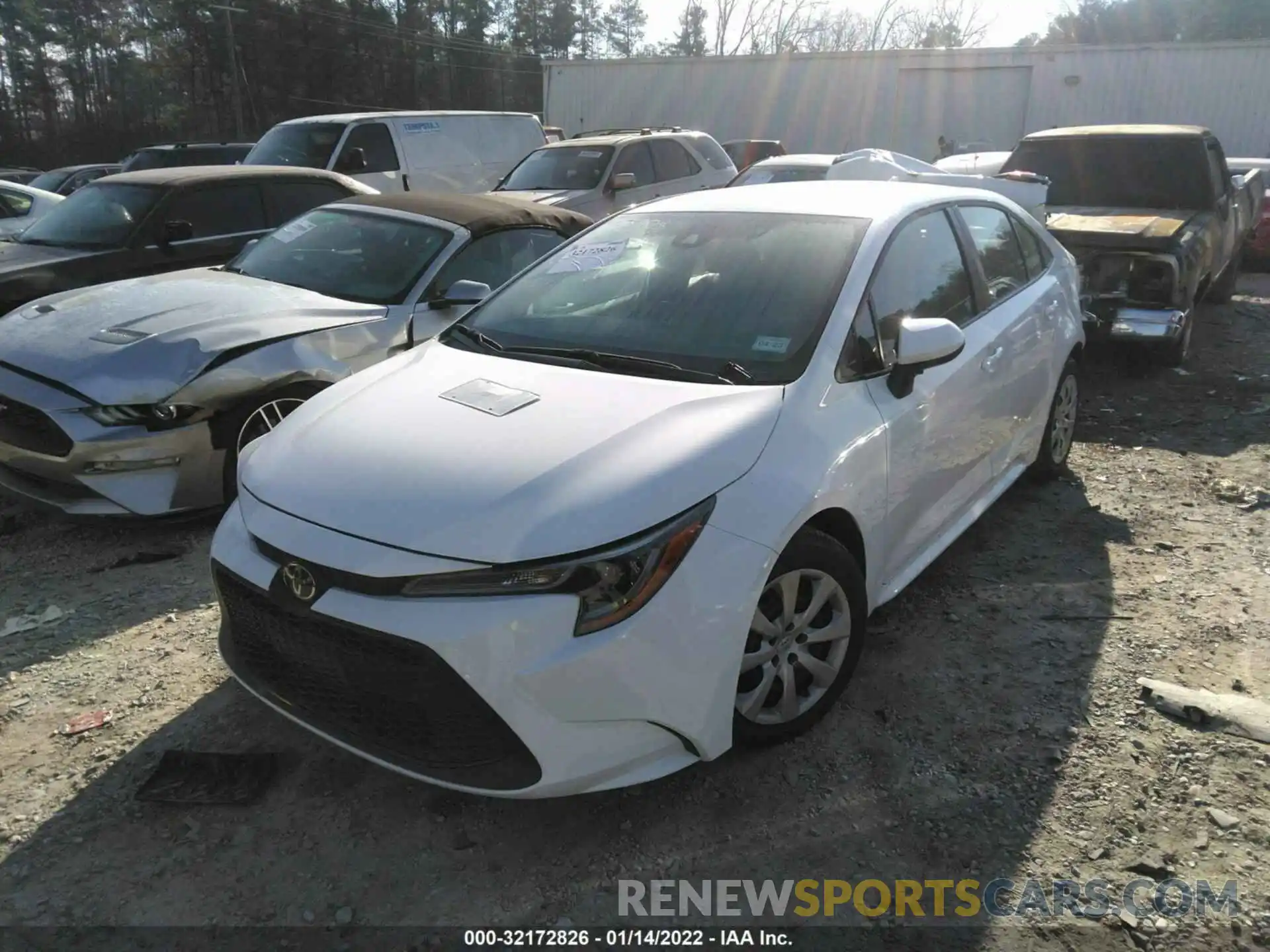 2 Photograph of a damaged car 5YFEPMAE5MP237100 TOYOTA COROLLA 2021