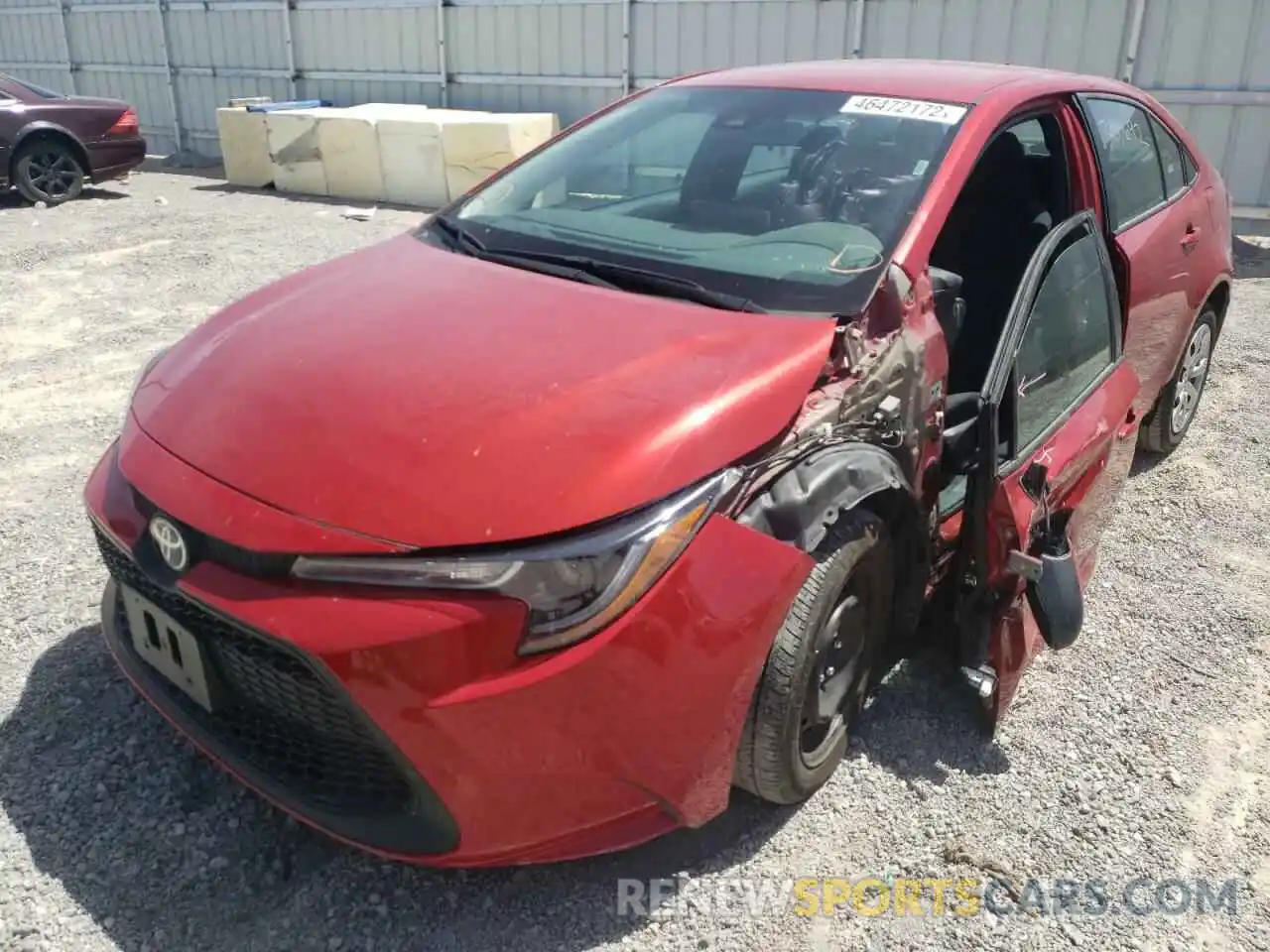 2 Photograph of a damaged car 5YFEPMAE5MP237226 TOYOTA COROLLA 2021