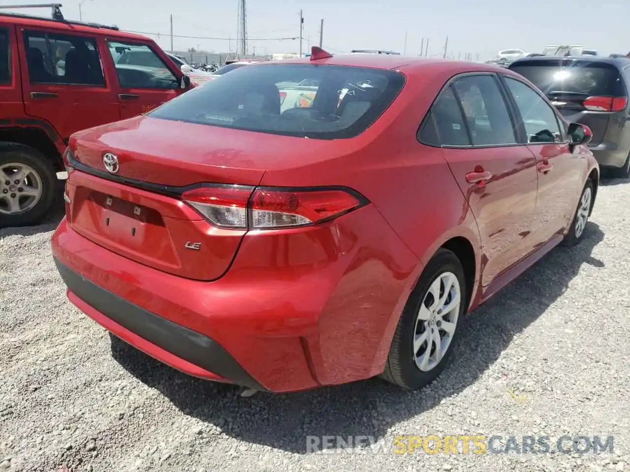 4 Photograph of a damaged car 5YFEPMAE5MP237226 TOYOTA COROLLA 2021