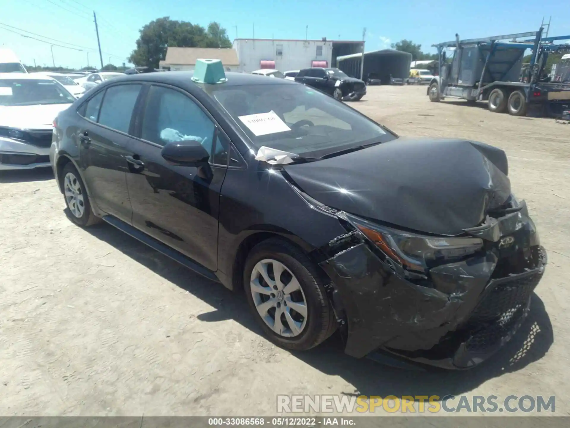 1 Photograph of a damaged car 5YFEPMAE5MP237887 TOYOTA COROLLA 2021