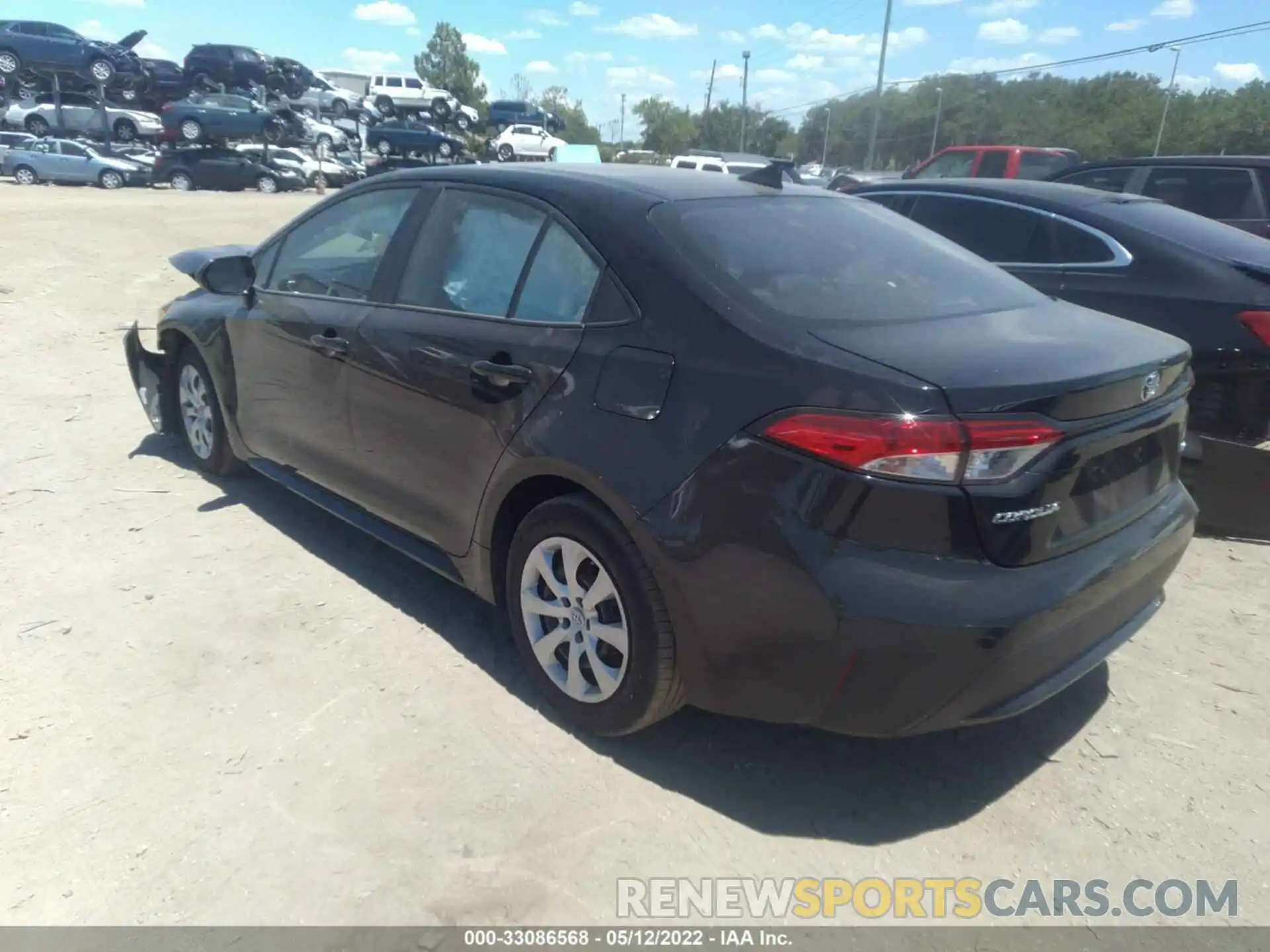 3 Photograph of a damaged car 5YFEPMAE5MP237887 TOYOTA COROLLA 2021