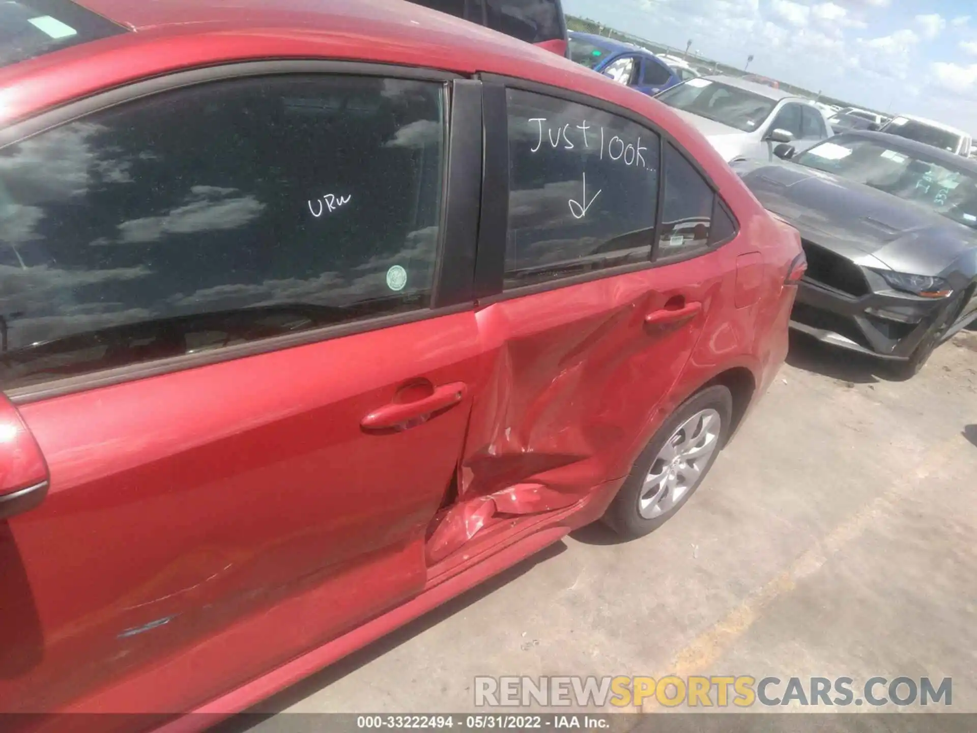 6 Photograph of a damaged car 5YFEPMAE5MP238795 TOYOTA COROLLA 2021