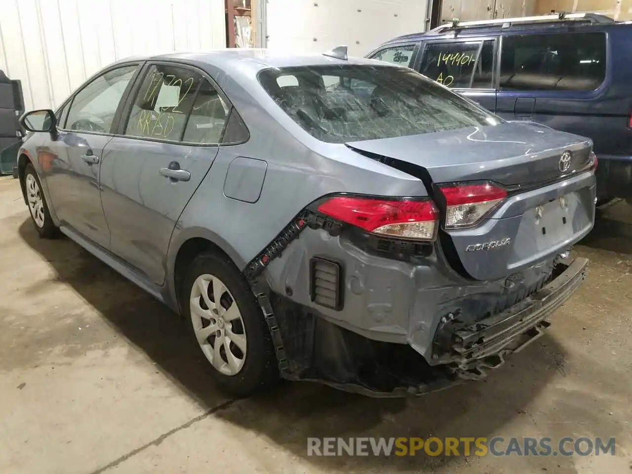 3 Photograph of a damaged car 5YFEPMAE5MP238862 TOYOTA COROLLA 2021