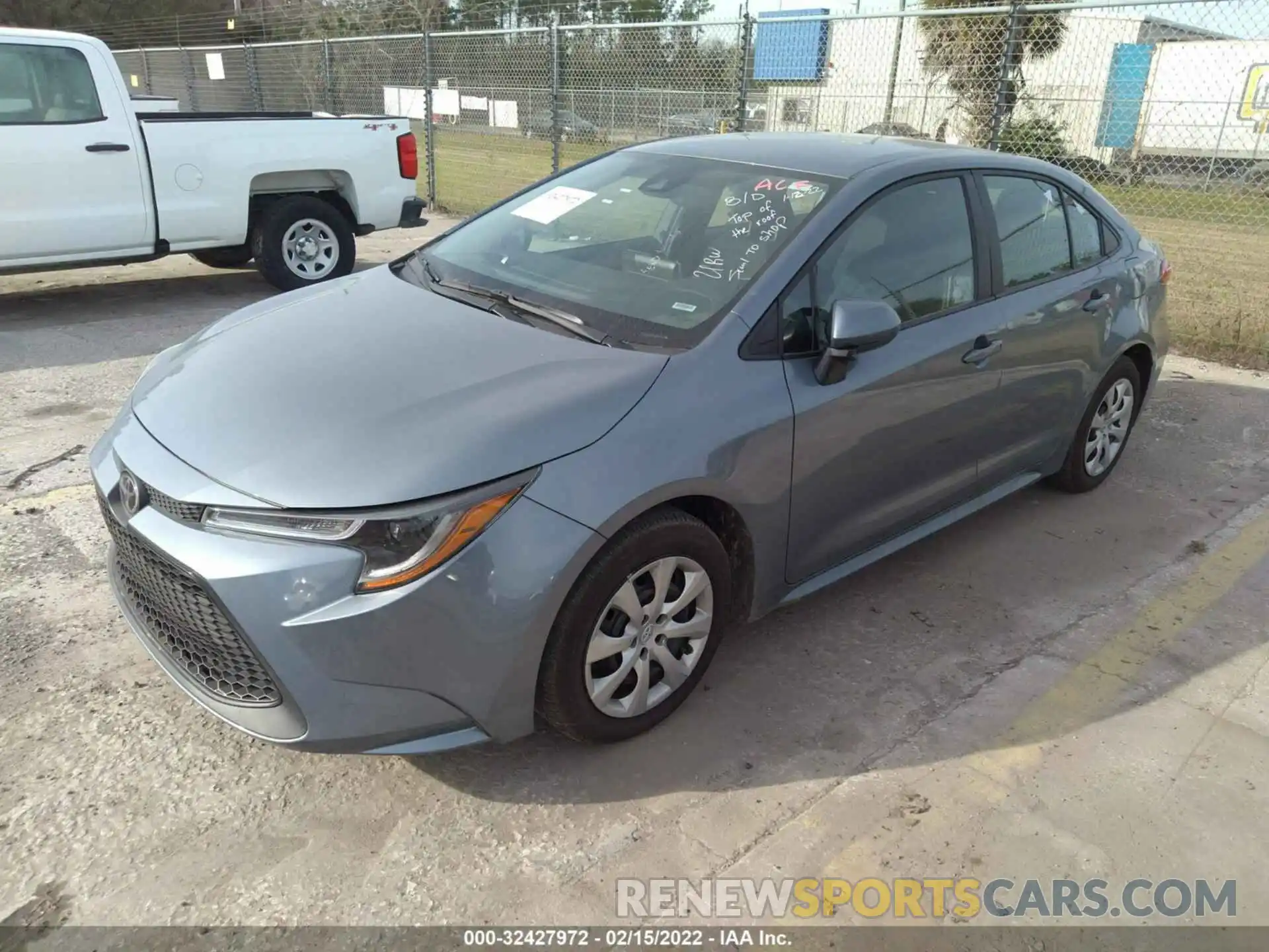 2 Photograph of a damaged car 5YFEPMAE5MP239574 TOYOTA COROLLA 2021