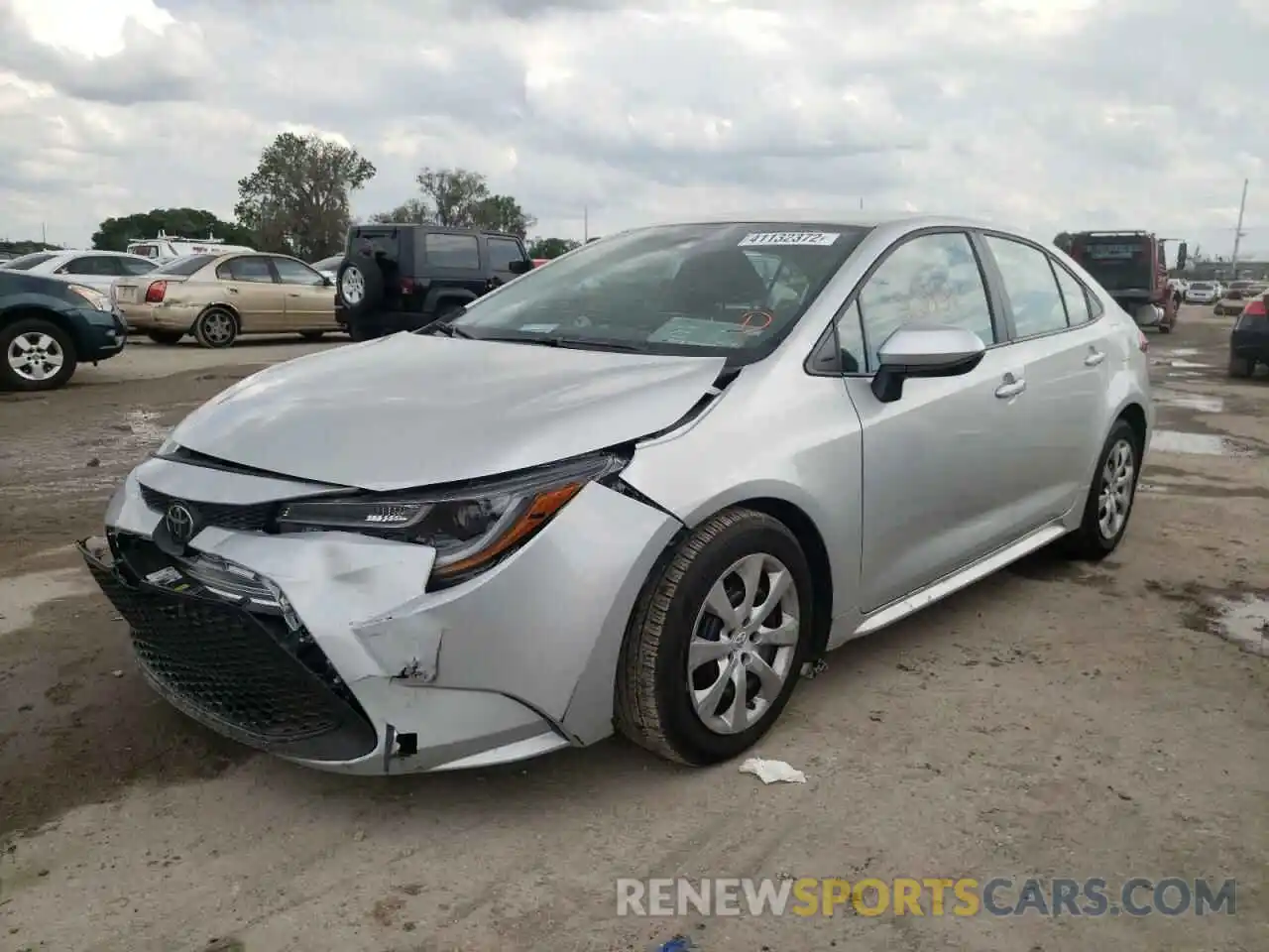 2 Photograph of a damaged car 5YFEPMAE5MP240997 TOYOTA COROLLA 2021