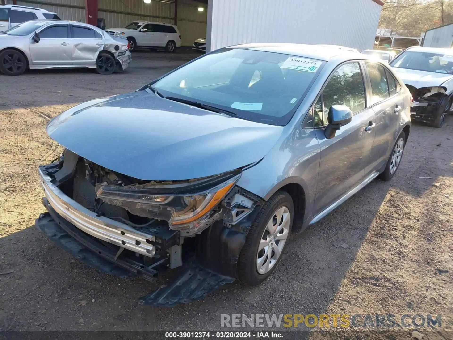 2 Photograph of a damaged car 5YFEPMAE5MP241227 TOYOTA COROLLA 2021