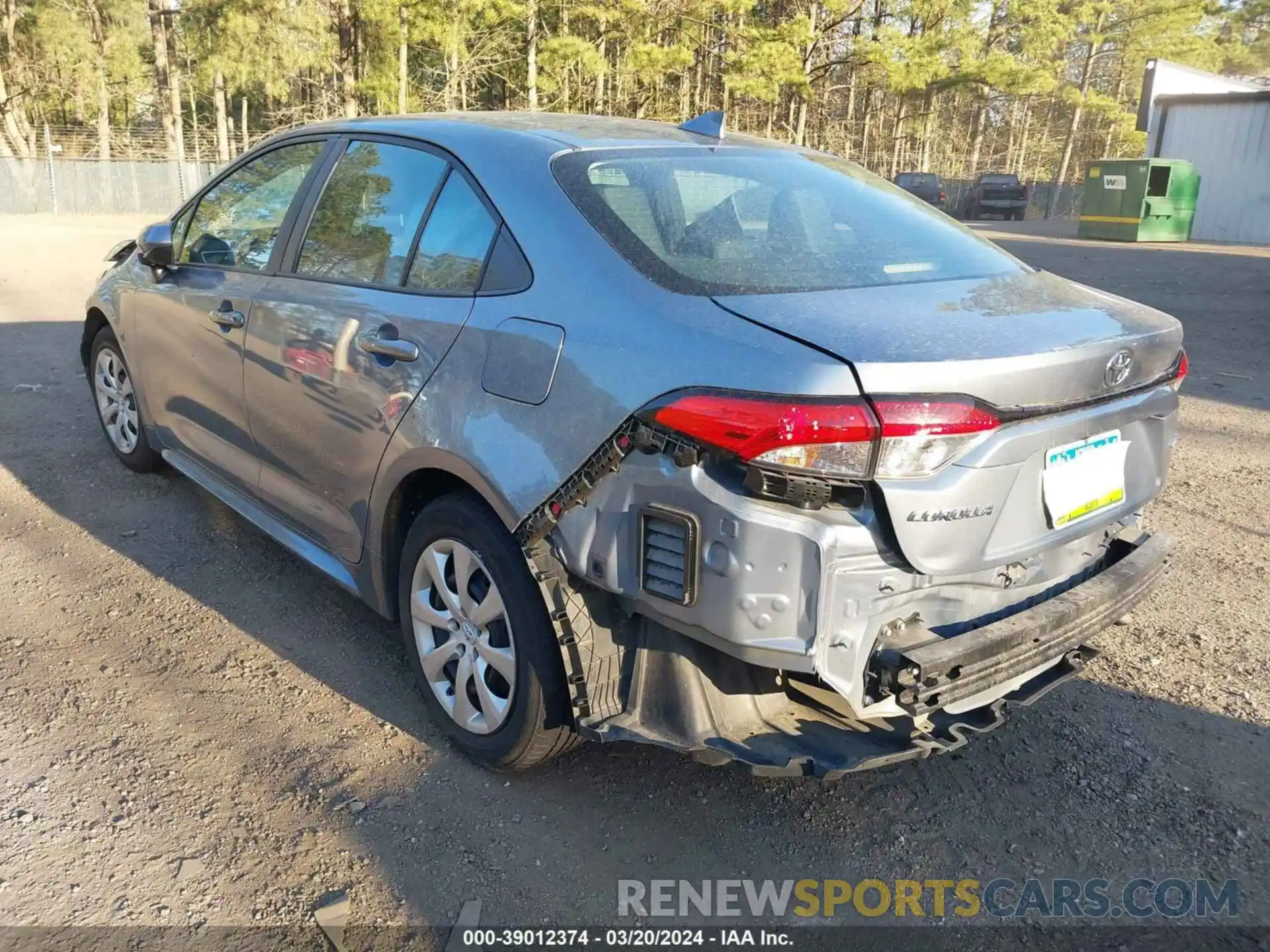 3 Photograph of a damaged car 5YFEPMAE5MP241227 TOYOTA COROLLA 2021