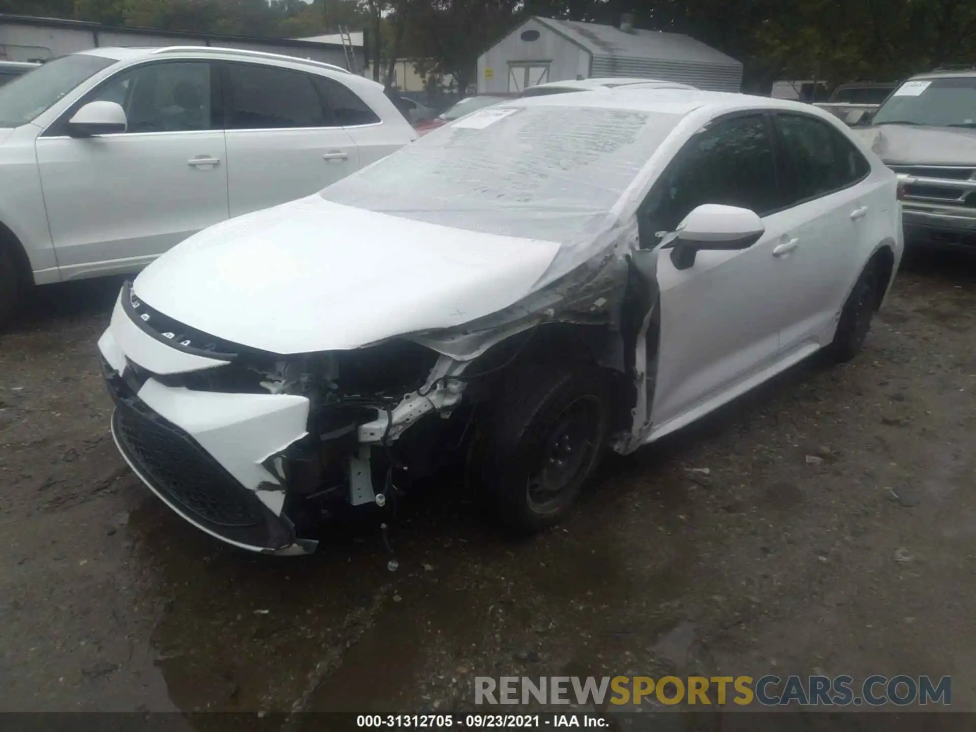 2 Photograph of a damaged car 5YFEPMAE5MP241289 TOYOTA COROLLA 2021