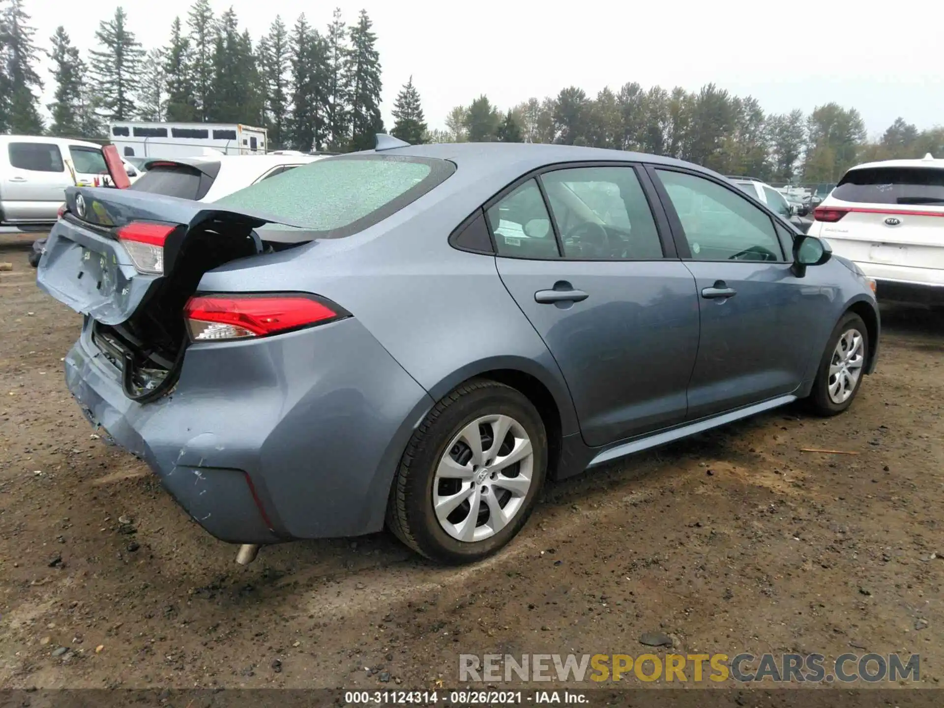 4 Photograph of a damaged car 5YFEPMAE5MP243110 TOYOTA COROLLA 2021