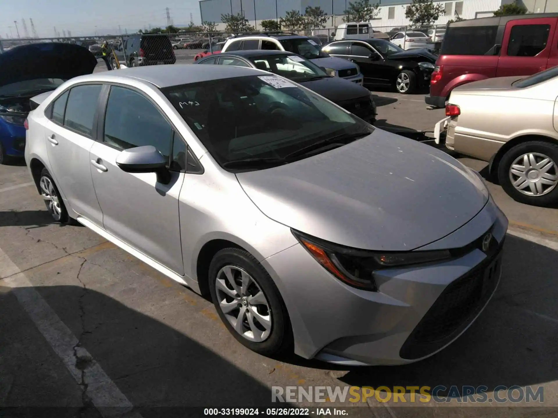 1 Photograph of a damaged car 5YFEPMAE5MP244869 TOYOTA COROLLA 2021