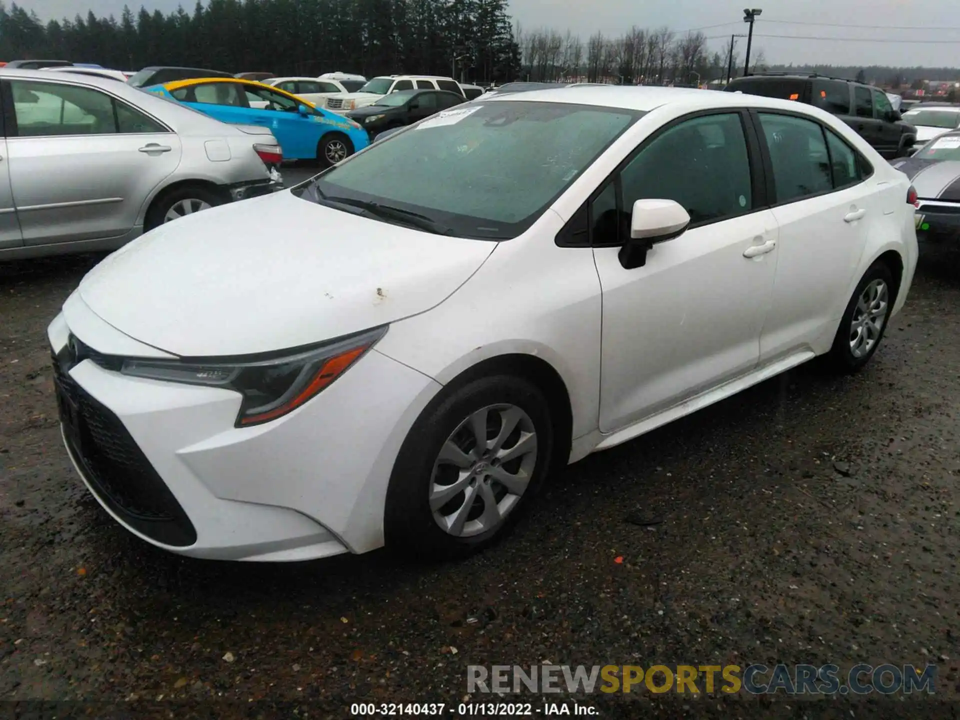 2 Photograph of a damaged car 5YFEPMAE5MP245181 TOYOTA COROLLA 2021