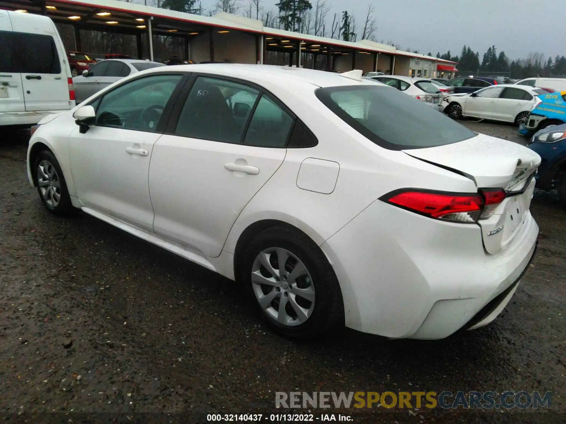 3 Photograph of a damaged car 5YFEPMAE5MP245181 TOYOTA COROLLA 2021