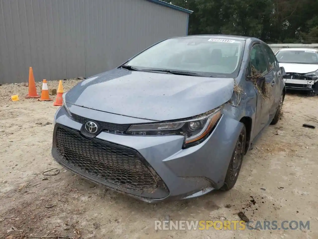 2 Photograph of a damaged car 5YFEPMAE5MP246783 TOYOTA COROLLA 2021