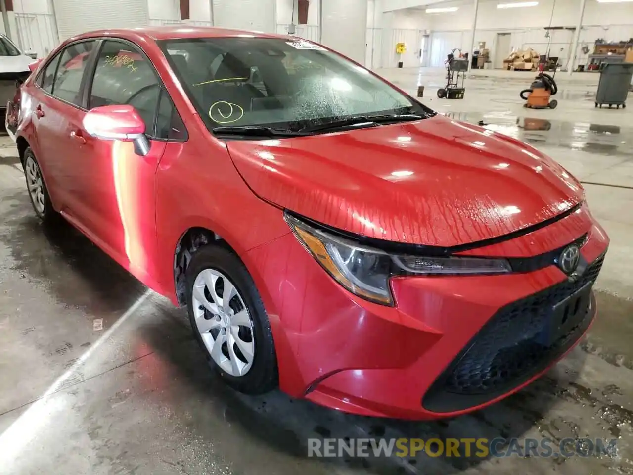 1 Photograph of a damaged car 5YFEPMAE5MP247187 TOYOTA COROLLA 2021