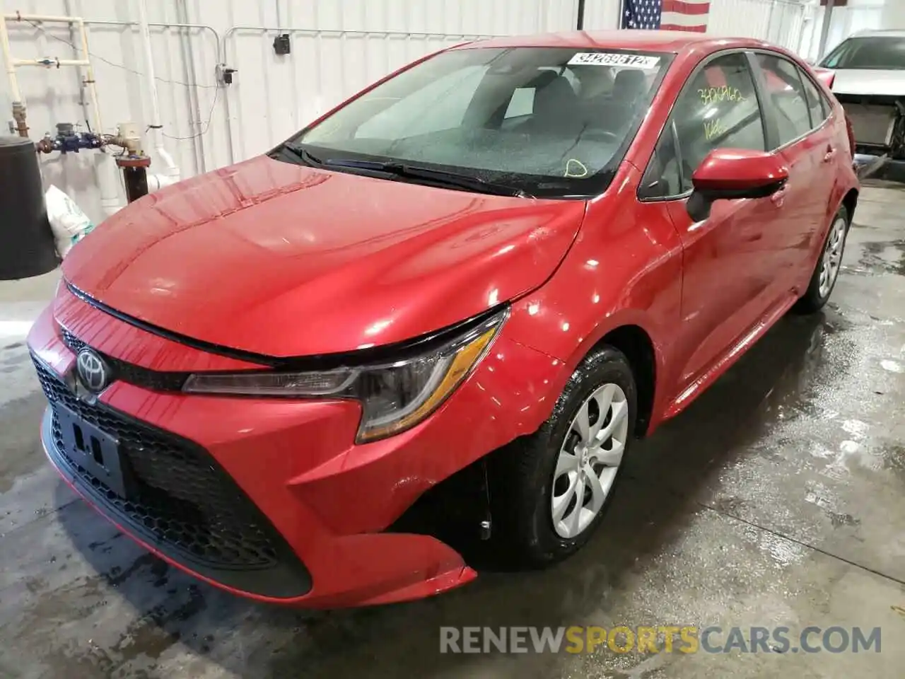 2 Photograph of a damaged car 5YFEPMAE5MP247187 TOYOTA COROLLA 2021