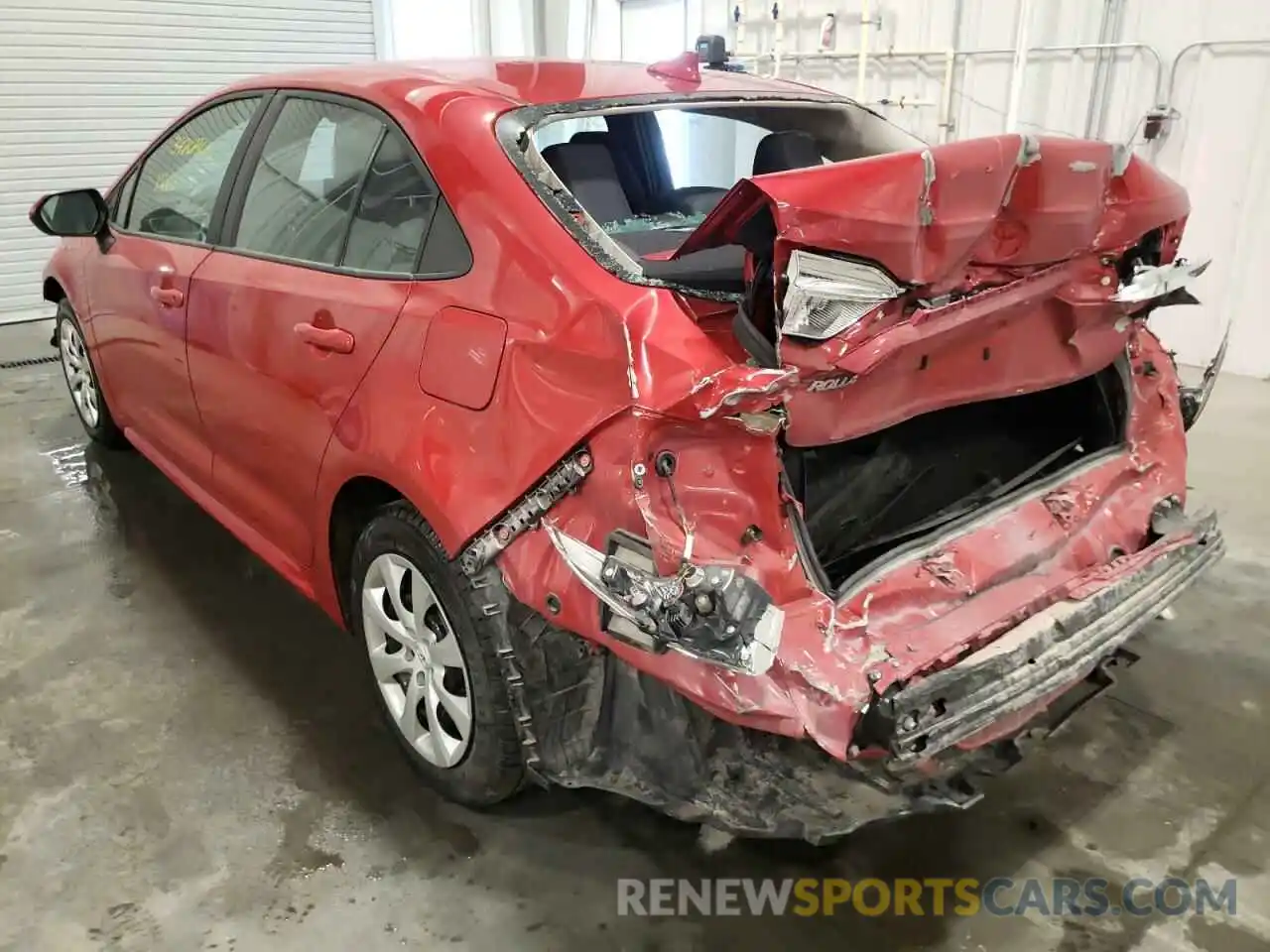 3 Photograph of a damaged car 5YFEPMAE5MP247187 TOYOTA COROLLA 2021