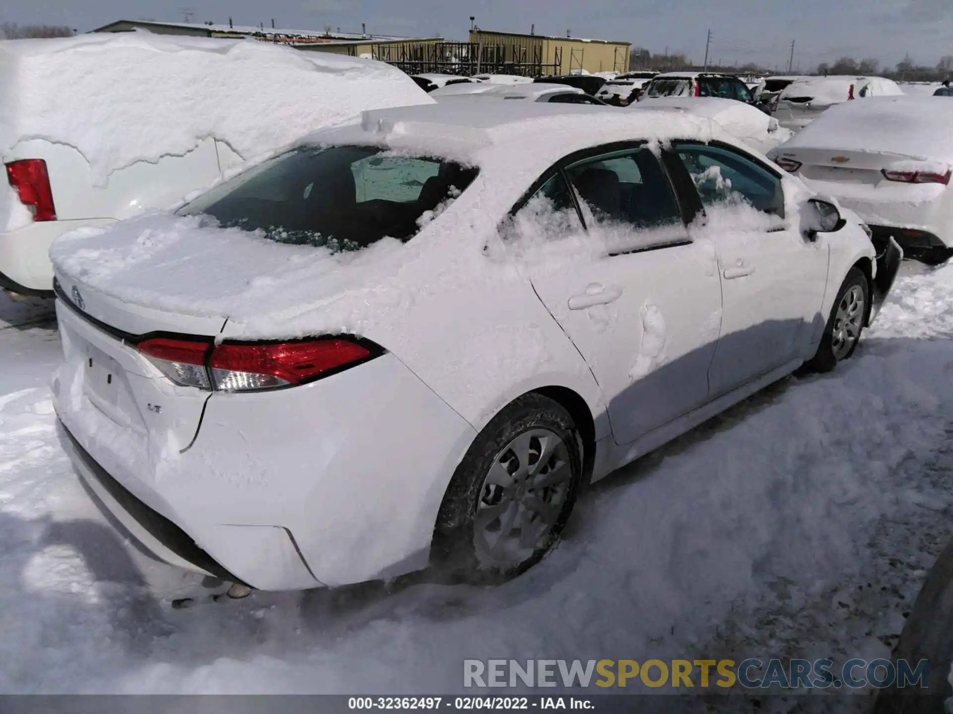 4 Photograph of a damaged car 5YFEPMAE5MP247285 TOYOTA COROLLA 2021