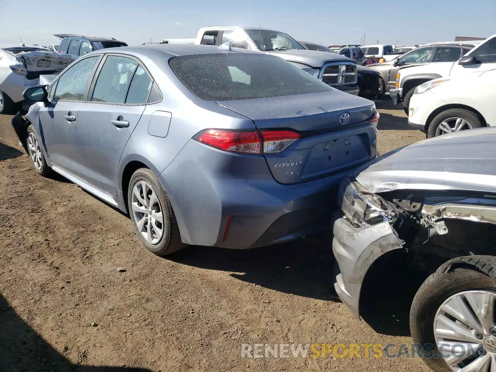 3 Photograph of a damaged car 5YFEPMAE5MP247674 TOYOTA COROLLA 2021