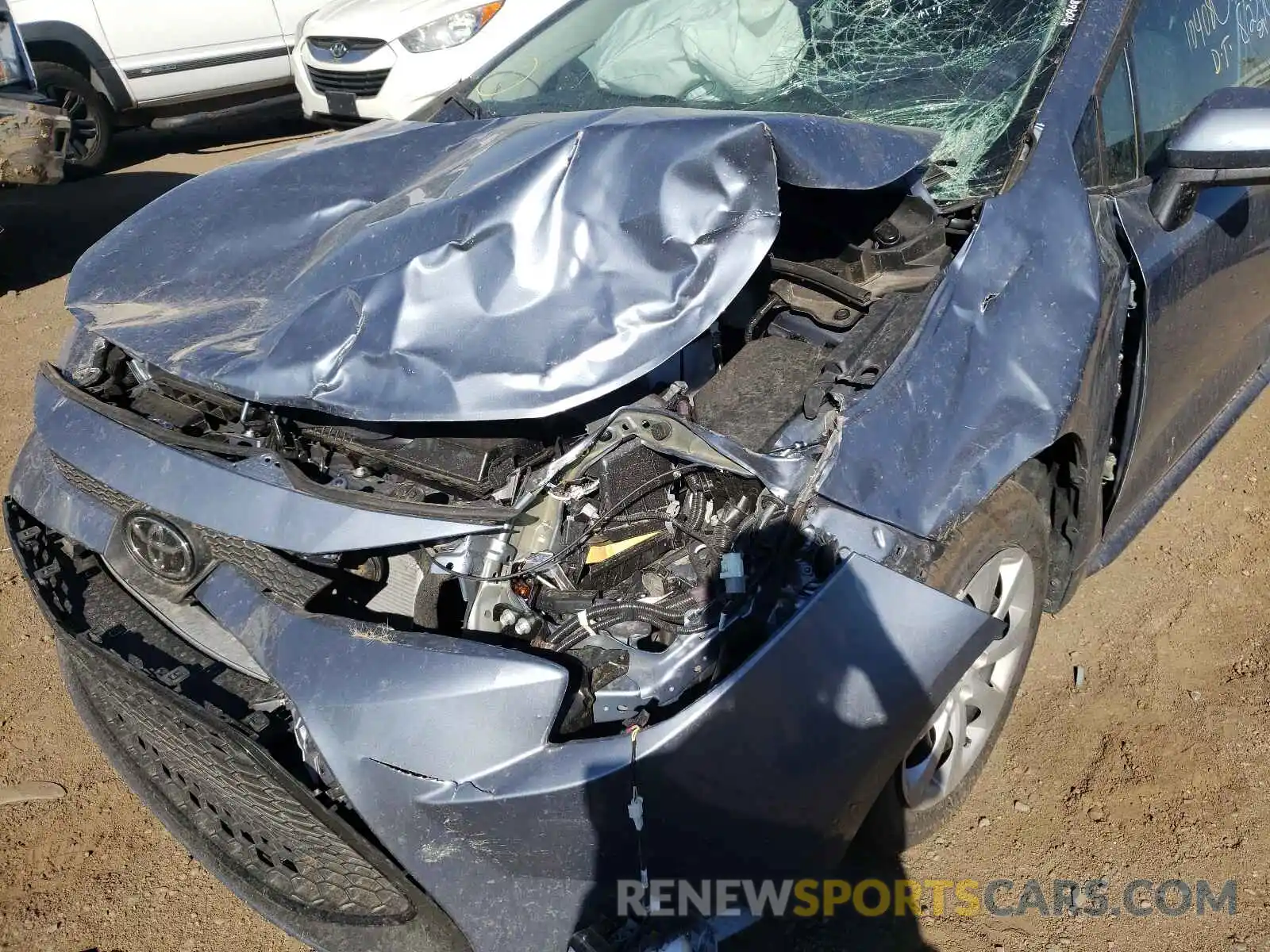 9 Photograph of a damaged car 5YFEPMAE5MP247674 TOYOTA COROLLA 2021