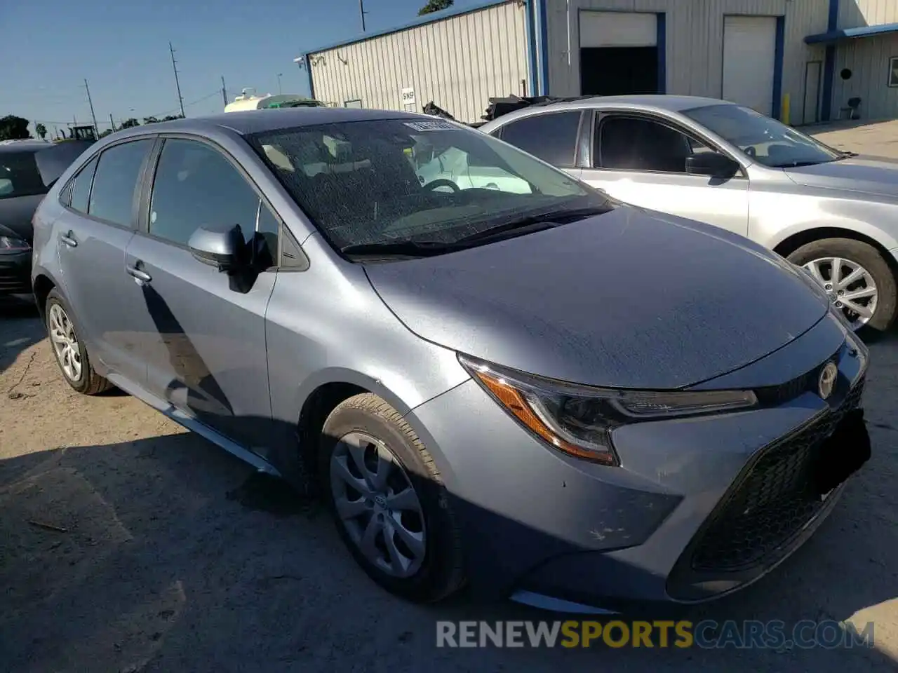 1 Photograph of a damaged car 5YFEPMAE5MP248260 TOYOTA COROLLA 2021