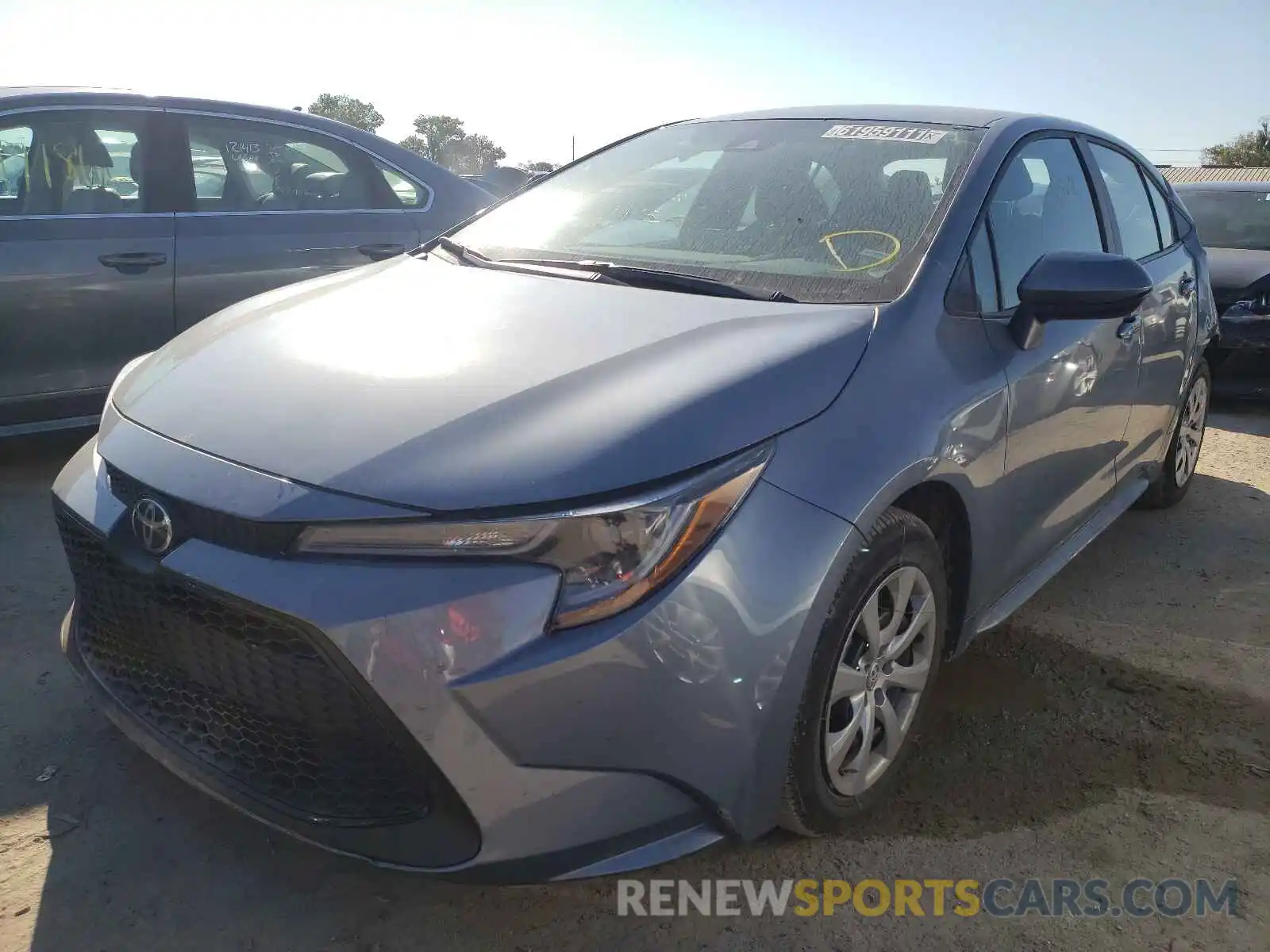 2 Photograph of a damaged car 5YFEPMAE5MP248260 TOYOTA COROLLA 2021