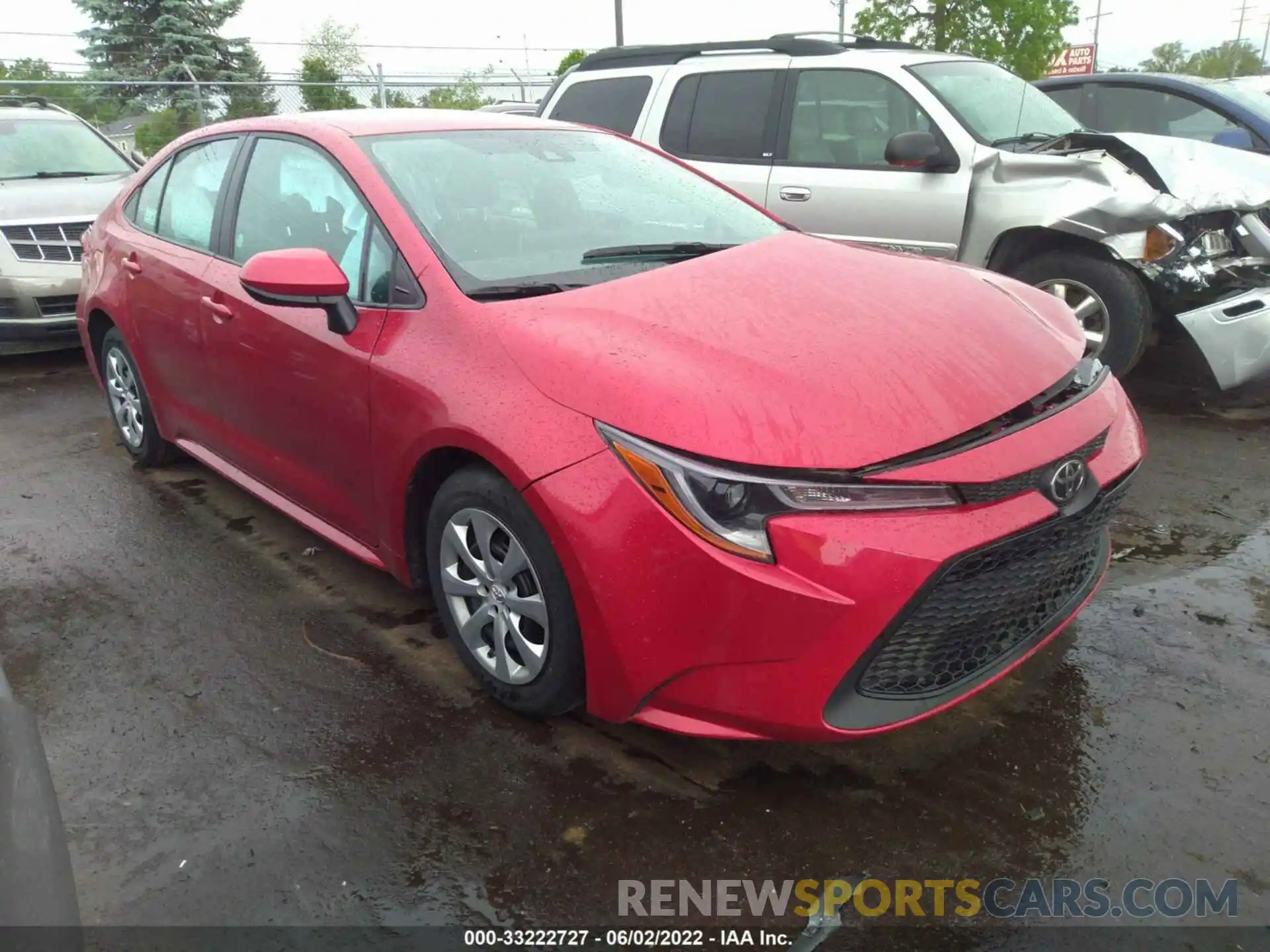 1 Photograph of a damaged car 5YFEPMAE5MP249215 TOYOTA COROLLA 2021